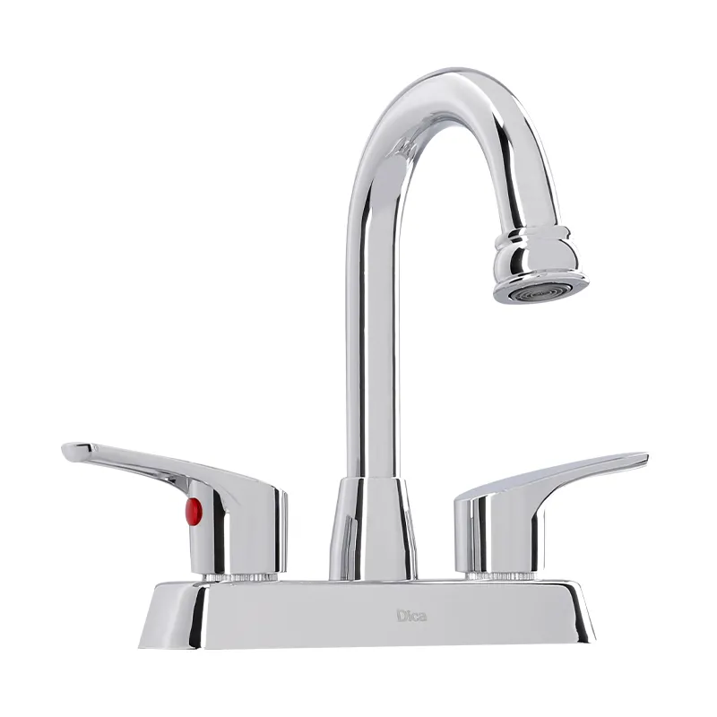 MEZCLADORA ECOLÓGICA DE PARA LAVABO, 
 ACABADO EN CROMO. ID:4055