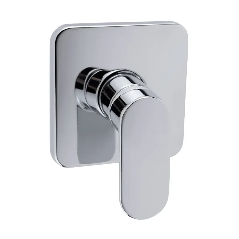 MONOMANDO DE EMPOTRAR PARA REGADERA, 
 ACABADO EN CROMO. ID:4472E