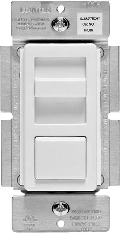 DIMMER UNIVERSAL ILLUMATECH 600W INCANDESCENTE 150W / LEDS / CFL 120VAC 1P 3VÍAS ID:IPL06-10Z