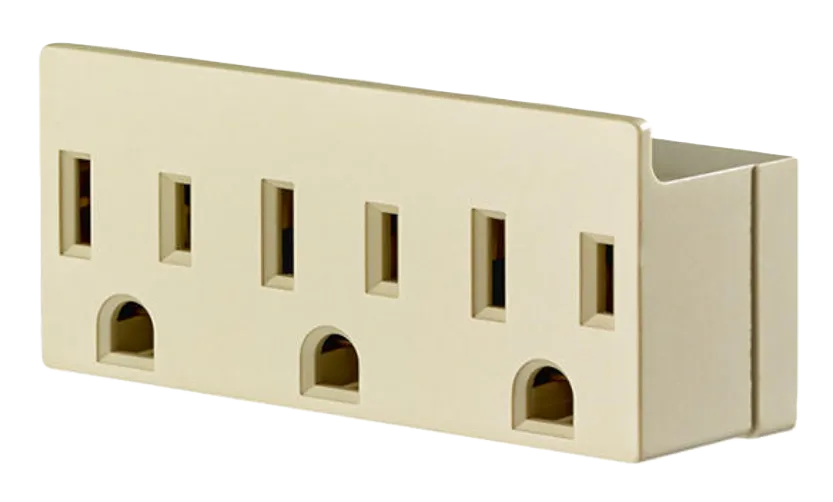 ADAPTADOR TPLX POLARIZADO CON TIERRA 15A-125V MARFIL ID:00697-00I