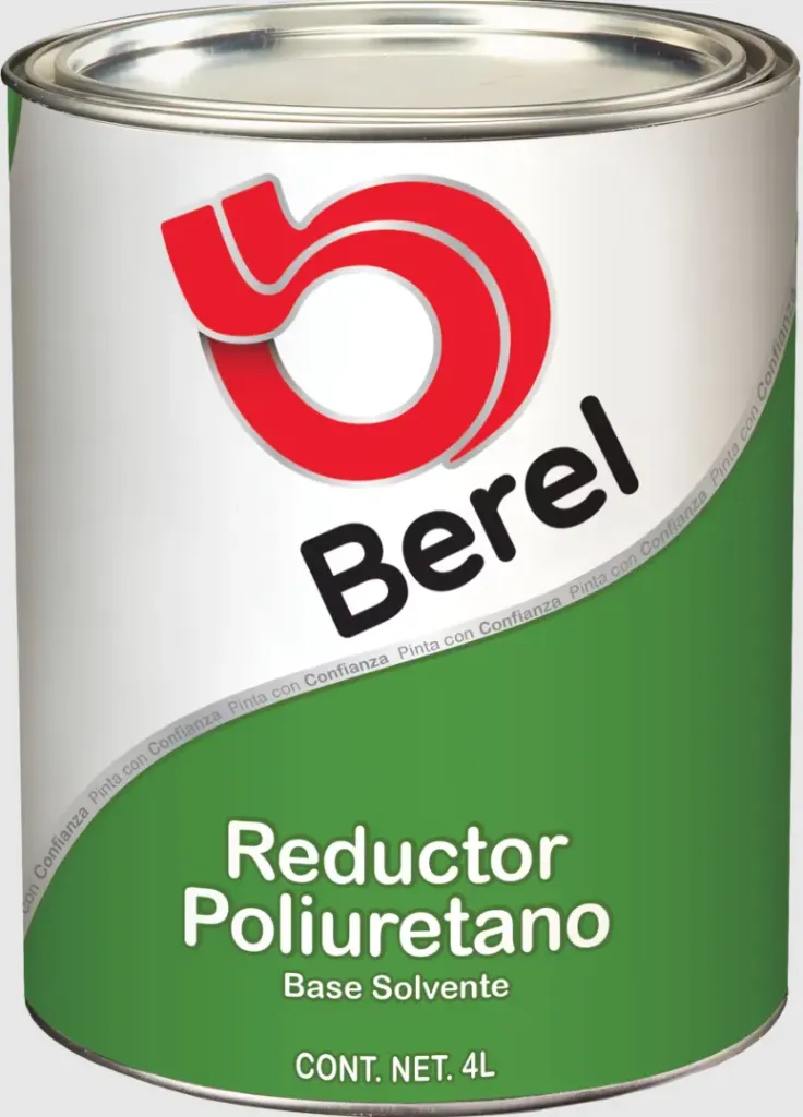 REDUCTOR POLIURETANO 1080, 4 LTS, REDUCTOR DE EVAPORACIÓN MODERADA ESPECIALMENTE PARA DILUIR EL ACABADO POLIURETANO RA-28.