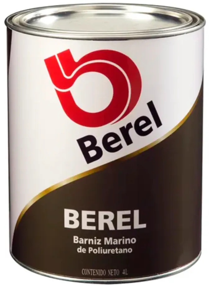 BARNIZ MARINO, 4 LTS, DE POLIURETANO DE UN SOLO COMPONENTE, TRANSPARENTE, DE ALTO BRILLO Y SECADO RÁPIDO, RENDIMIENTO (A 2 MANOS) 7 - 8 M²/L.