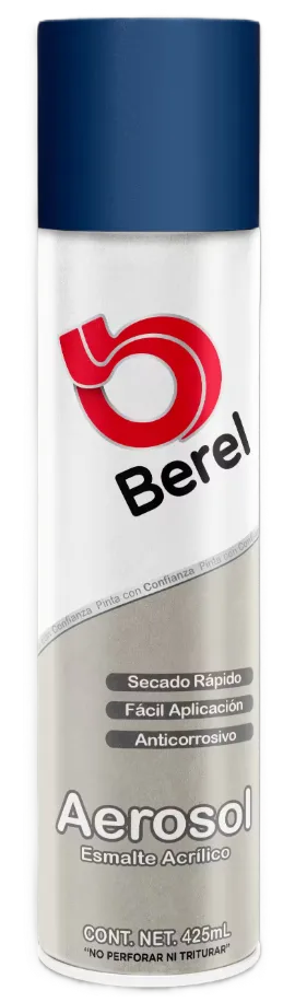 AEROSOL SECADO FINAL EN 24 HRS, RENDIMIENTO (A DOS MANOS) 1 - 1.5 M²/BOTE. ID:AZUL TALAVERA 6834