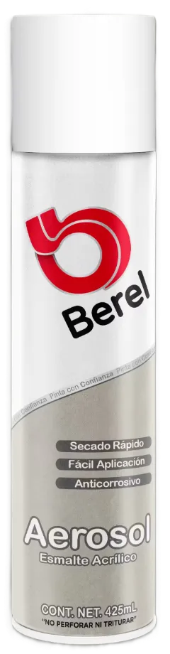 AEROSOL SECADO FINAL EN 24 HRS, RENDIMIENTO (A DOS MANOS) 1 - 1.5 M²/BOTE. ID:BLANCO 6873