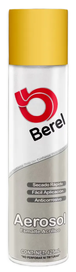 AEROSOL SECADO FINAL EN 24 HRS, RENDIMIENTO (A DOS MANOS) 1 - 1.5 M²/BOTE. ID:ORO 6801