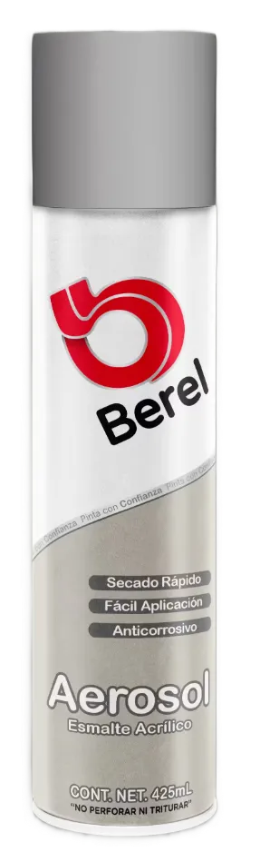 AEROSOL SECADO FINAL EN 24 HRS, RENDIMIENTO (A DOS MANOS) 1 - 1.5 M²/L. ID:ALUMINIO 6850