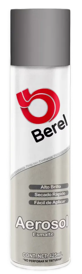 AEROSOL SECADO FINAL EN 24 HRS, RENDIMIENTO (A DOS MANOS) 1 - 1.5 M²/L. ID:ALUMINIO 6895