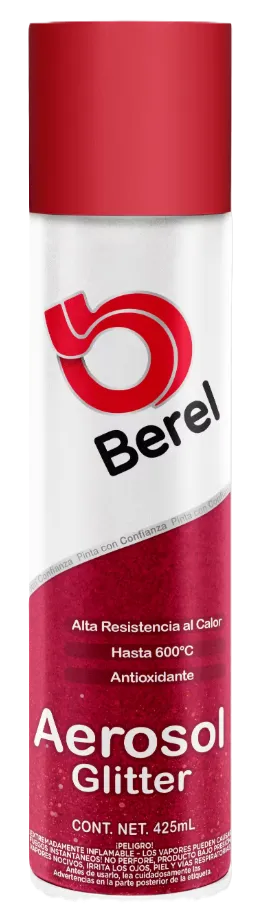 AEROSOL SECADO FINAL EN 24 HRS, RENDIMIENTO (A DOS MANOS) 1 - 1.5 M²/L. ID:ROJO FIESTA 6856