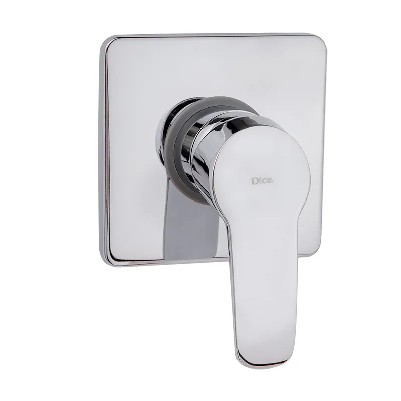 MONOMANDO DE EMPOTRAR PARA REGADERA, 
 ACABADO EN CROMO. ID:4475E