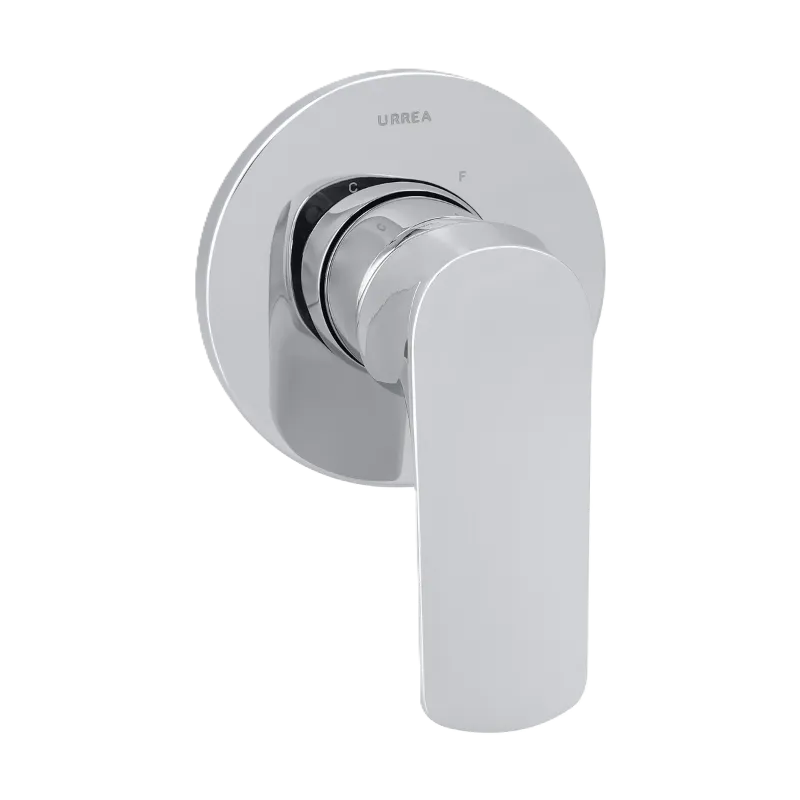 [PARM-31] MONOMANDO PARA REGADERA SENCILLO, 
 ACABADO EN CROMO. ID:9437LU