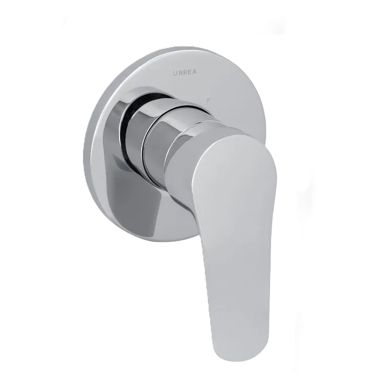 MONOMANDO PARA REGADERA, 
 ACABADO EN CROMO. ID:102CL