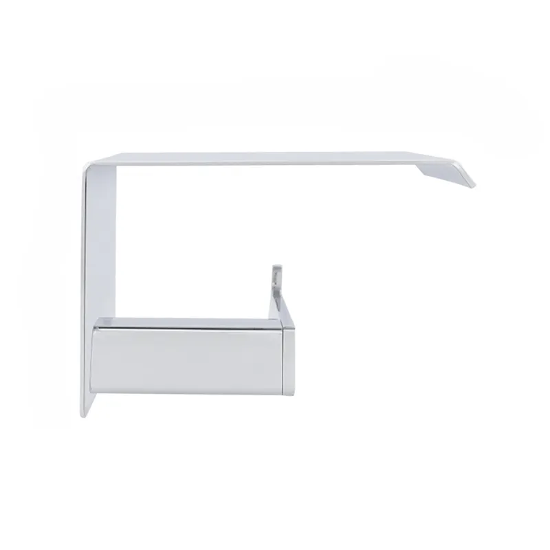 PORTARROLLO SENCILLO, ACABADO EN CROMO. ID:QU.17